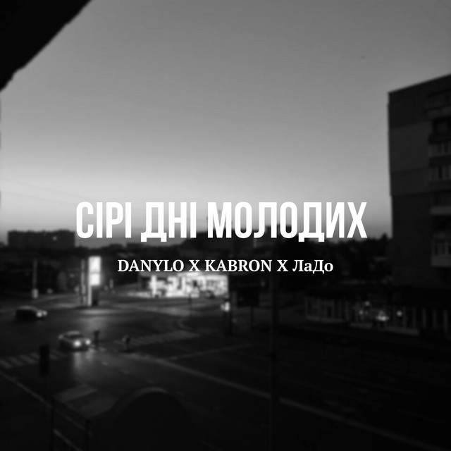 Обкладинка: Сірі дні молодих — DANYLO