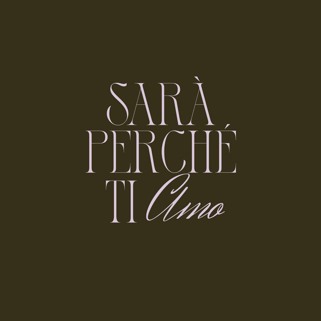 Sarà Perché Ti Amo - Live