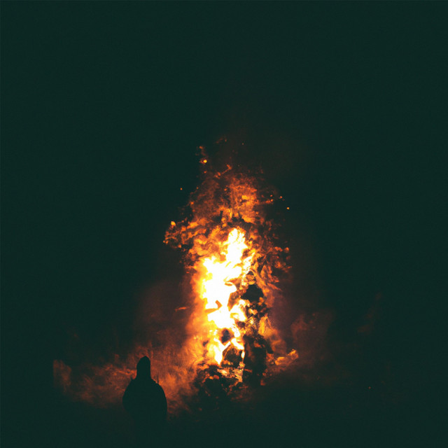 burning tree cover art