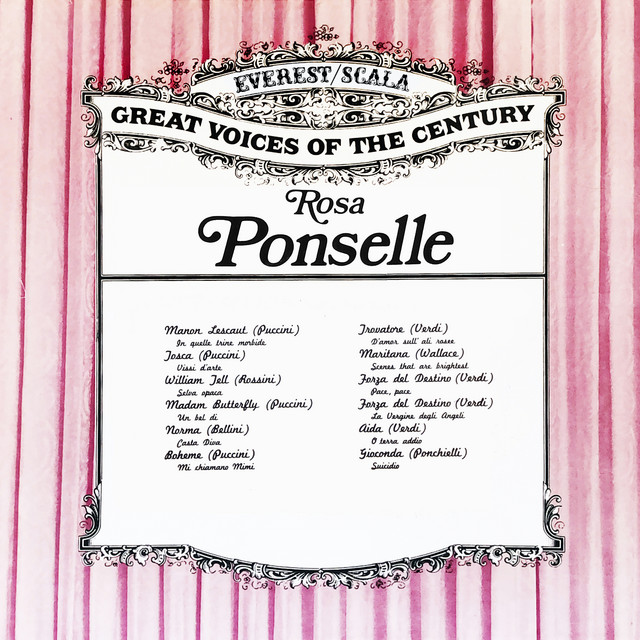 Rosa Ponselle cover art