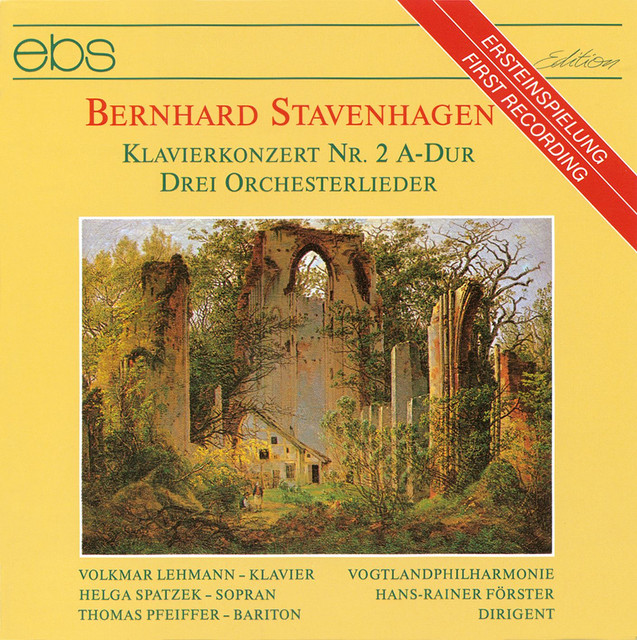 3 Orchesterlieder: No. 3, Der schwere Abend cover art