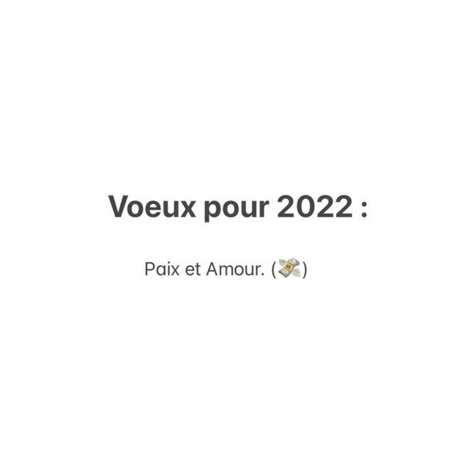 Paix et Amour 2022 cover art