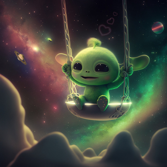Cute Aliens hanging out voice ~Close your eyes and listen to mystical ...