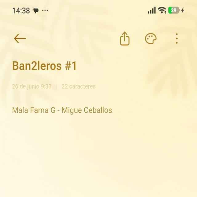 Mala Fama G, Migue Ceballos – Ban2leros #1