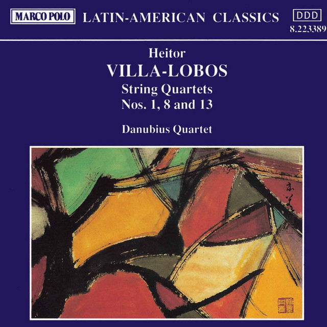 Villa-Lobos: String Quartets Nos. 1, 8 & 13 cover art