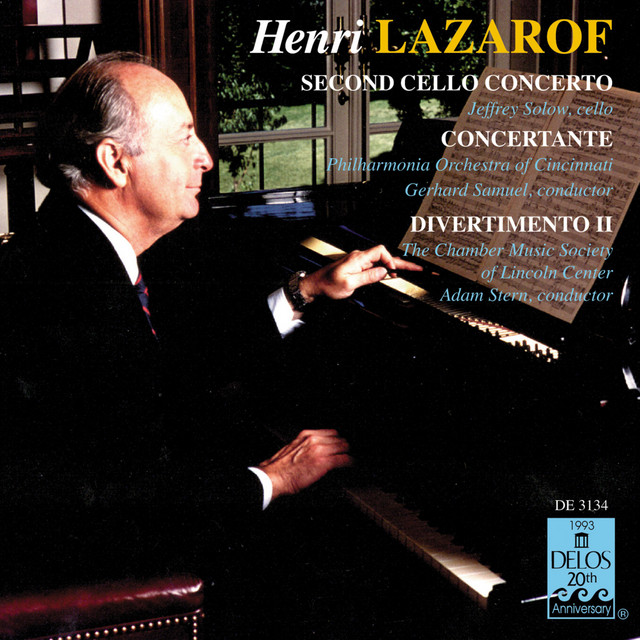 Lazarof: Cello Concerto No. 2, Concertante & Divertimento II