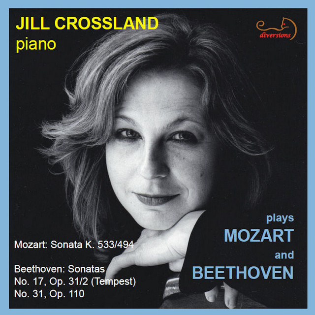 Jill Crossland Plays Mozart & Beethoven cover
