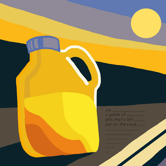 A GALLON OF PISS THAT'S LEFT OUT BY THE ROAD cover art