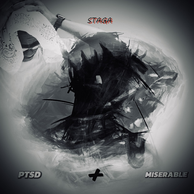 PTSD + Miserable cover art