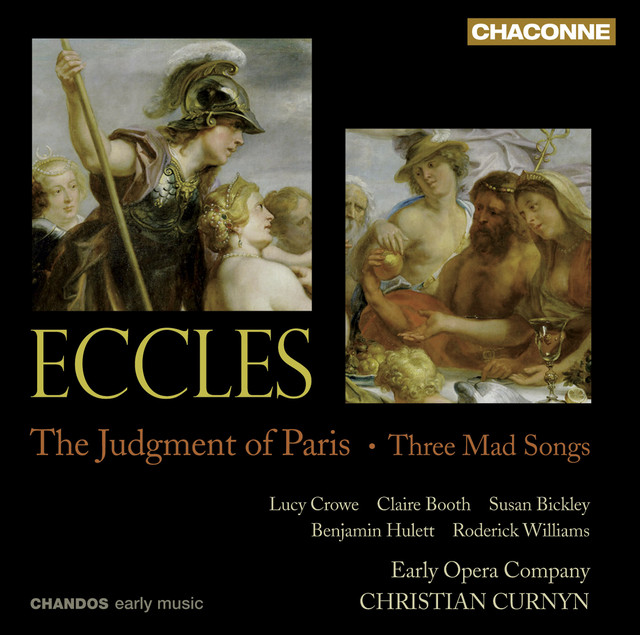 Eccles, J.: Judgment of Paris (The) [Opera] / 3 Mad Songs cover art