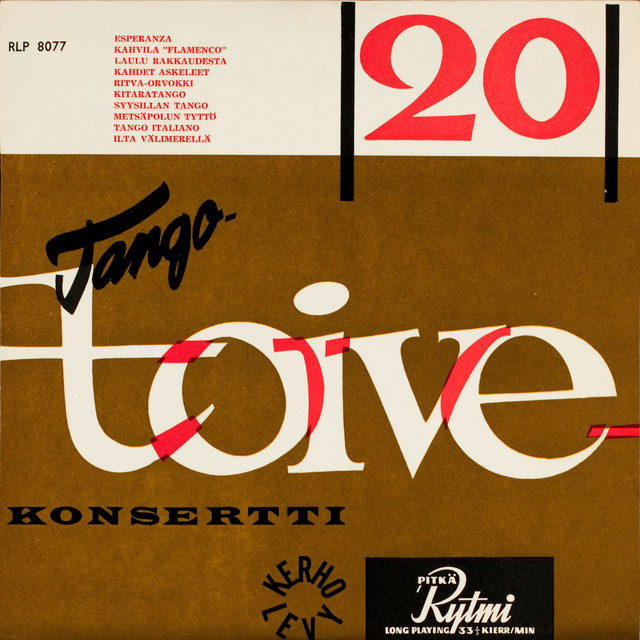 Tango-toivekonsertti 20 cover