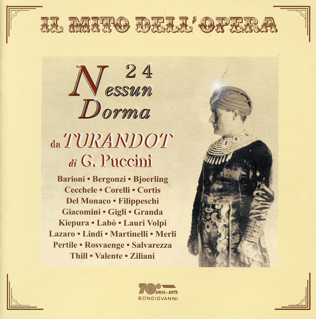 Il mito dell'oprera: 24 Nessun dorma (Recordings 1926-1982)