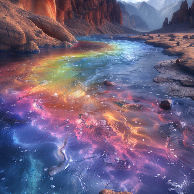 Colorful River In The Brown Valley - C Pentatonic