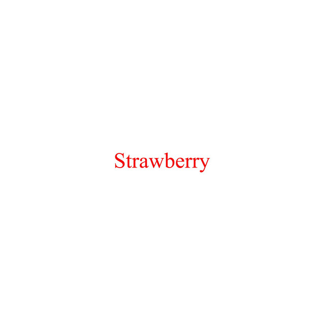 Strawberry cover art
