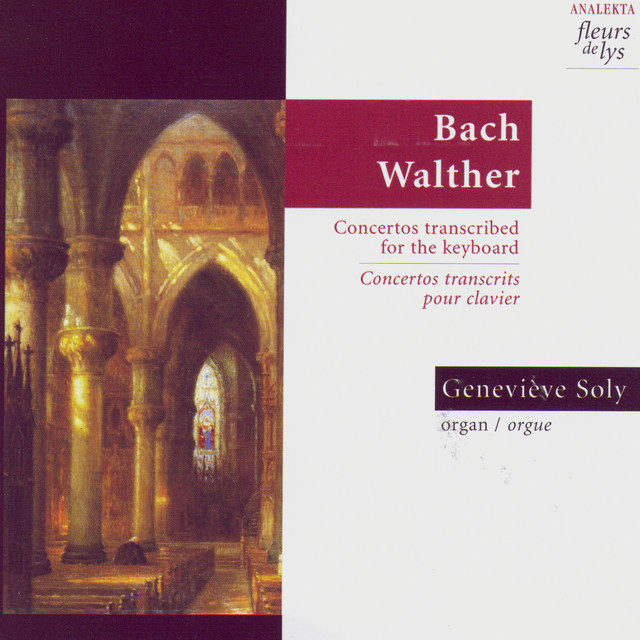 Bach & Walther Organ Transcriptions for Keyboard cover art
