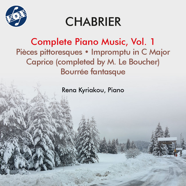 Chabrier: Complete Piano Music, Vol. 1 cover