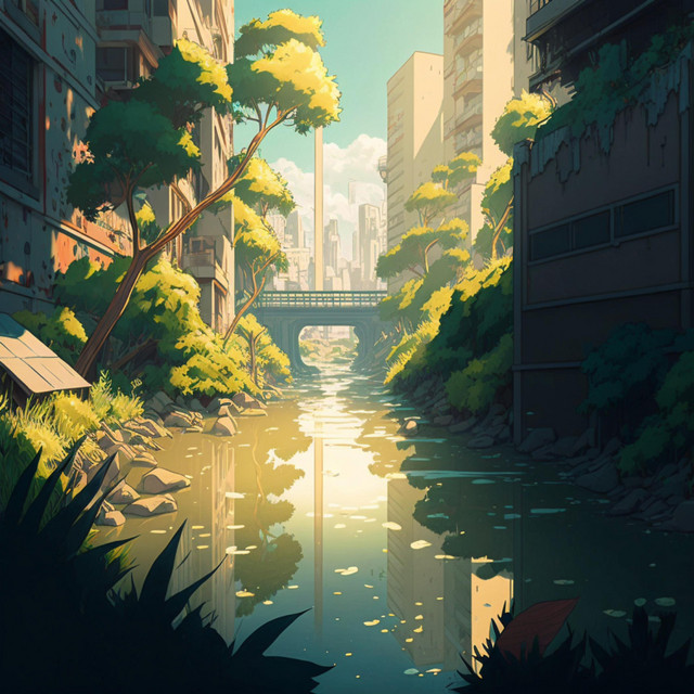Long river walks cover