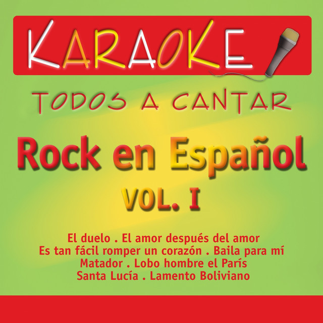 Todos a Cantar Karaoke: Rock en Español, Vol. 1 (Karaoke Version) cover art