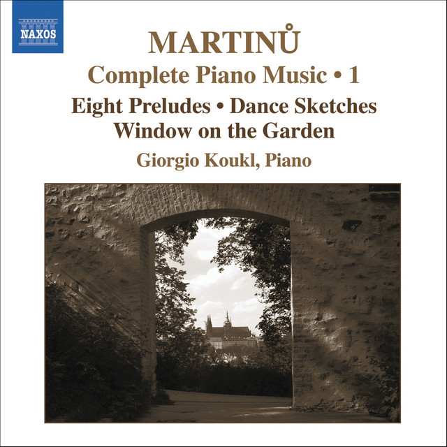 Martinu, B.: Complete Piano Music, Vol. 1 cover art