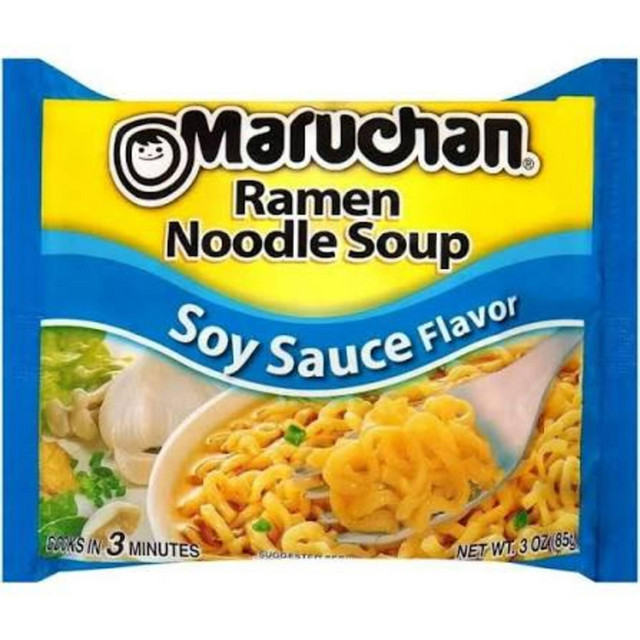 im as loseless as a maruchan ramen noodle soup soy sauce flavor packet
