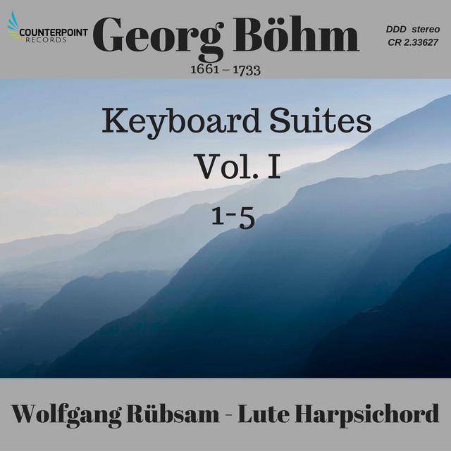 Böhm: Keyboard Suites Nos. 1-5, Vol. 1 cover art