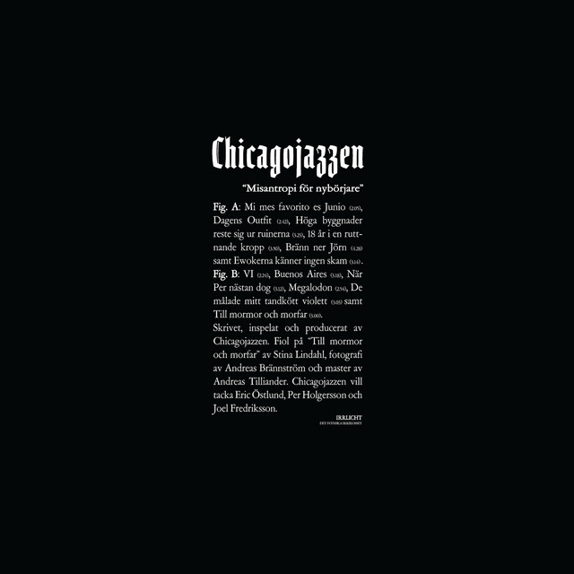 Misantropi För Nybörjare cover art