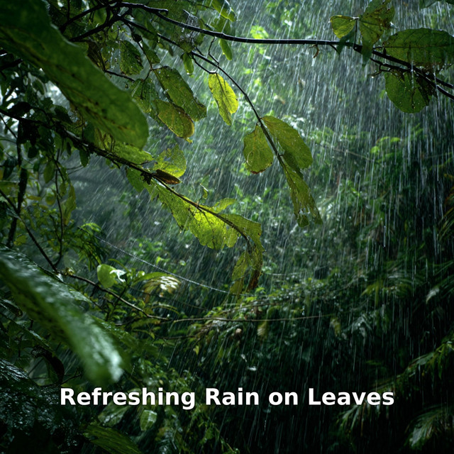 Refreshing Rain on Leaves cover art