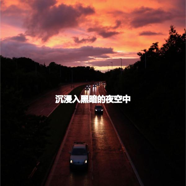 沉浸入黑暗的夜空中 cover art