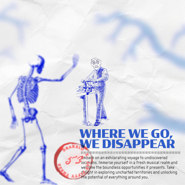 WHERE WE GO, WE DISAPPEAR cover art