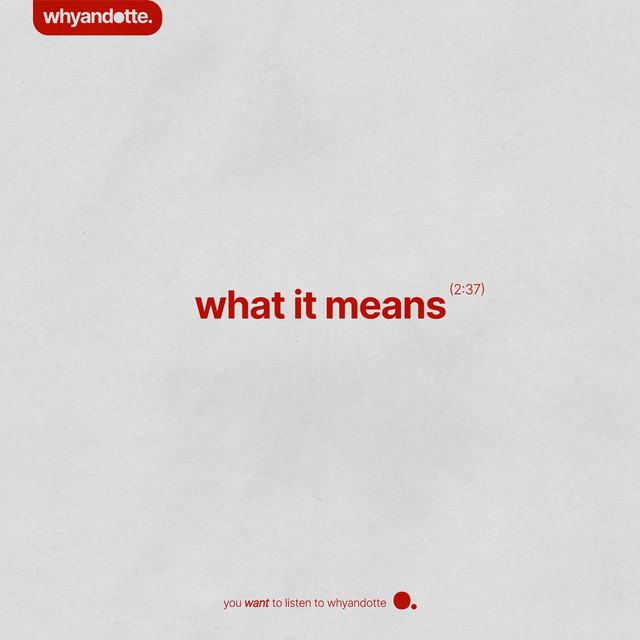 What It Means cover art