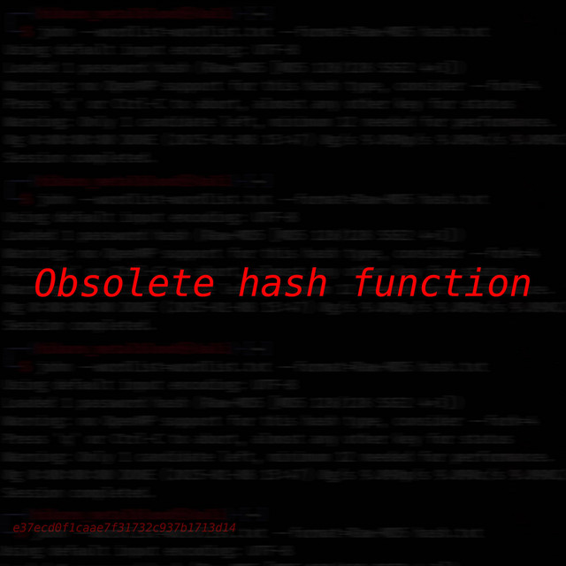 Обкладинка: Obsolete hash function — Hikaru Metalblood
