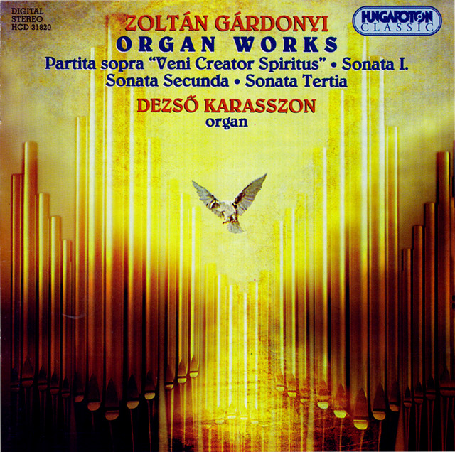 Gardonyi: Organ Works cover art