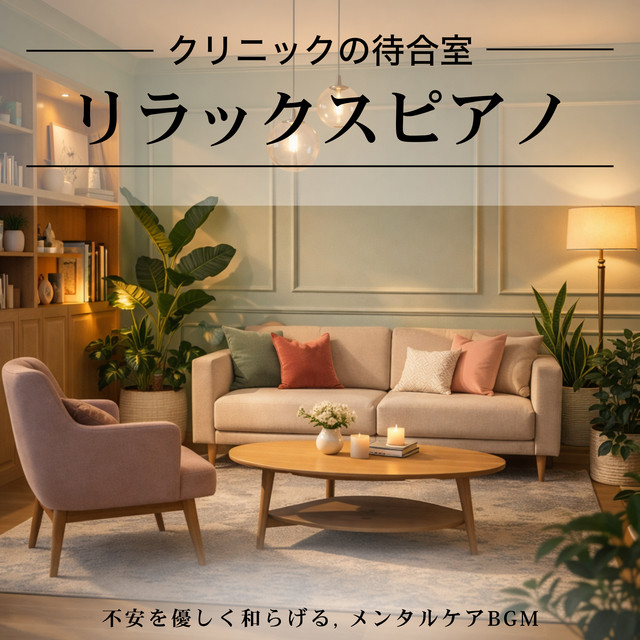 Clinic Waiting Room Relaxing Piano - Gently Easing Anxiety, Mental Care Music cover art