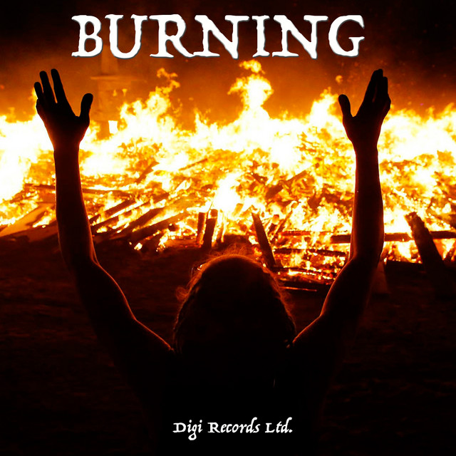 Burning cover art