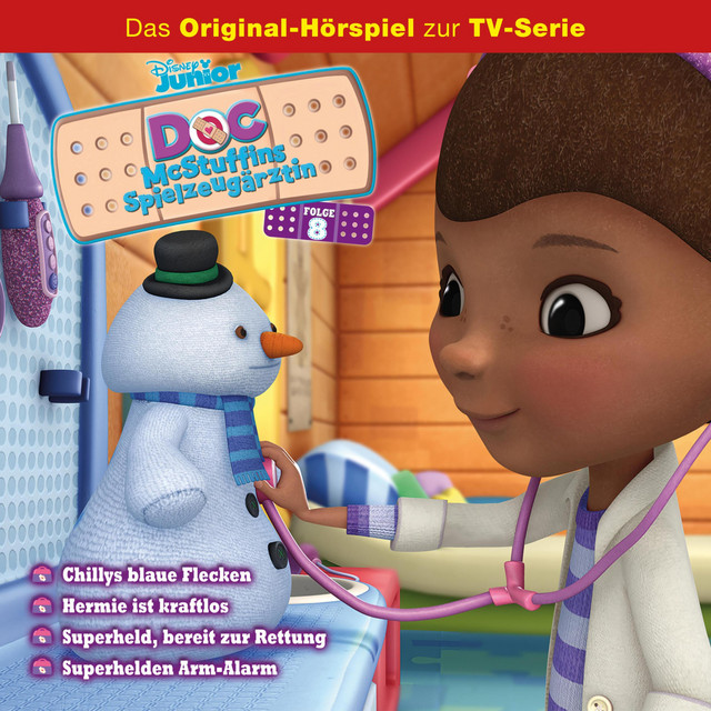 08: Chillys blaue Flecken / Hermie ist kraftlos / Superheld, bereit zur Rettung / Superhelden Arm-Alarm (Hörspiel zur Disney TV-Serie) cover art