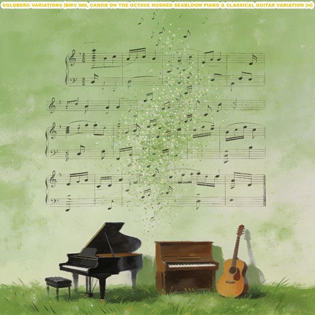 Goldberg Variations (BWV 988, Canon on the Octave Hushed Seabloom Piano & Classical Guitar Variation 24)