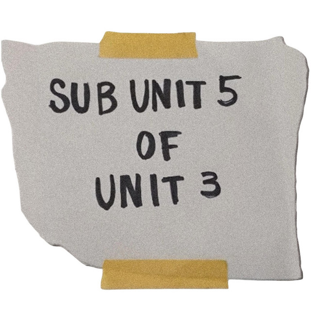 Sub Unit 5 Of Unit 3