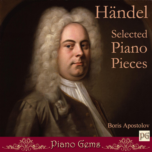 Händel Selected Piano Pieces cover art