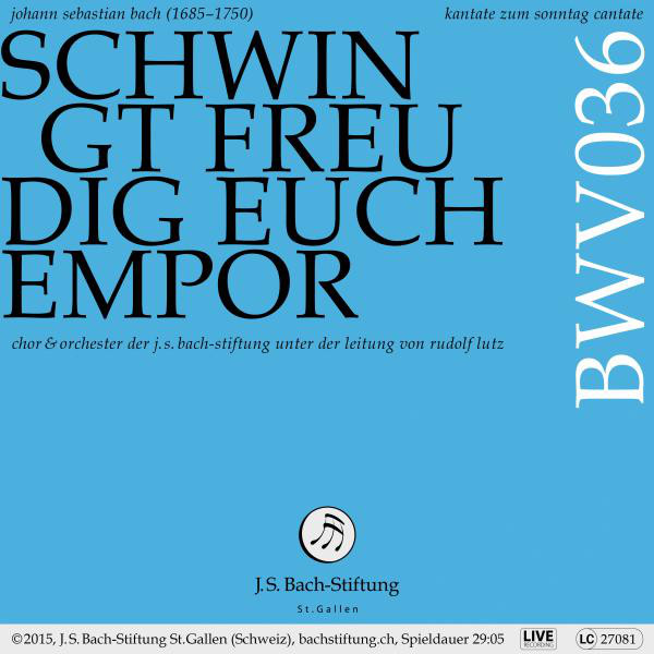 Kantate zum Sonntag Cantate, BWV 36 "Schwingt freudig euch empor": V. Arie. "Willkommen, werter Schatz"