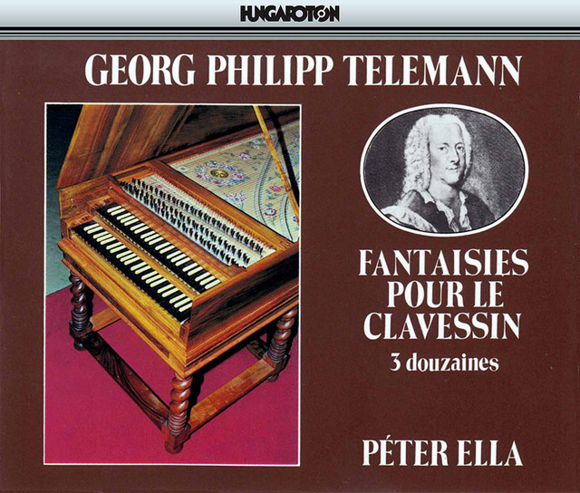 Telemann: Fantaisies pour le clavessin cover art