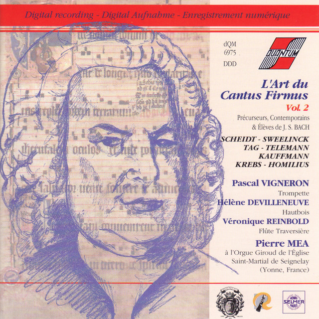 L'art du Cantus Firmus (Vol. 2 - Précurseurs, contemporains et élèves de J. S. Bach) cover
