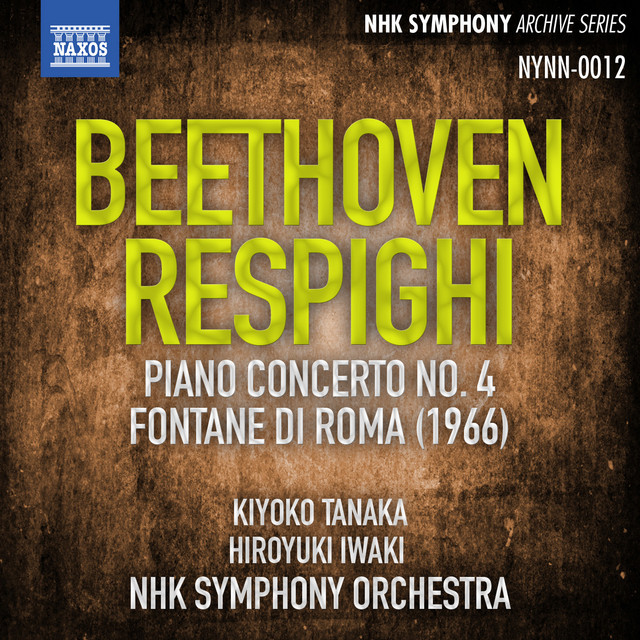 Beethoven: Piano Concerto No. 4 - Respighi: Fontane di Roma (Live) cover art