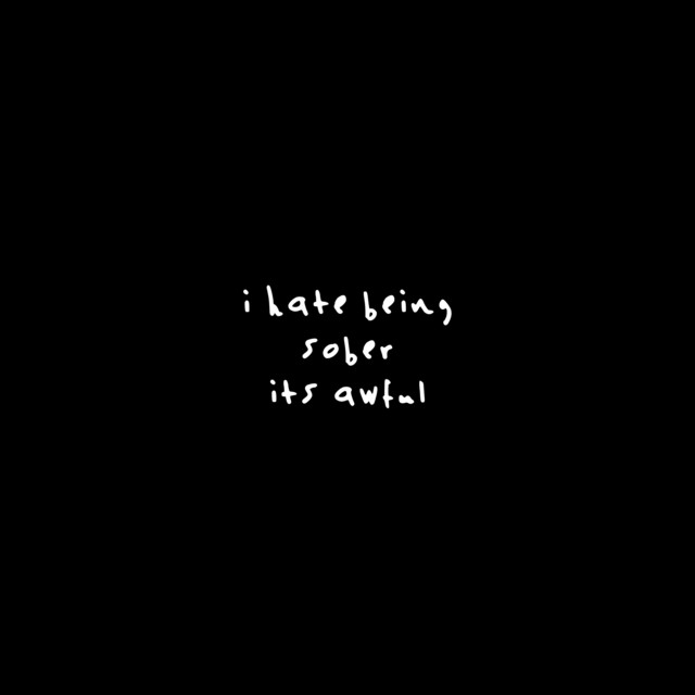 i hate being sober album image