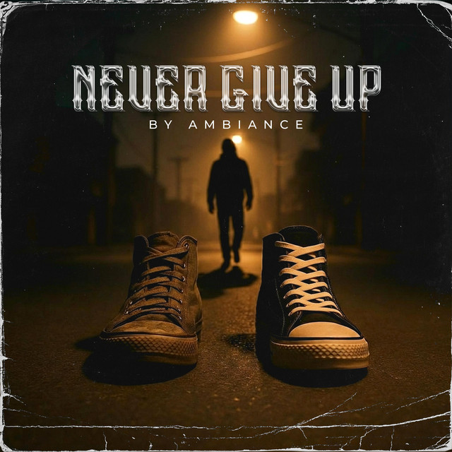 Never give up cover art
