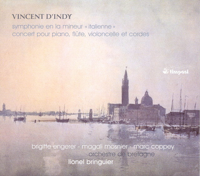 Indy, V. D': Symphony No. 1 / Concert cover art