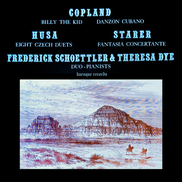 Copland: Billy The Kid - Danzon Cubano - Husa: Eight Czech Duets - Starer: Fantasia Concertante cover