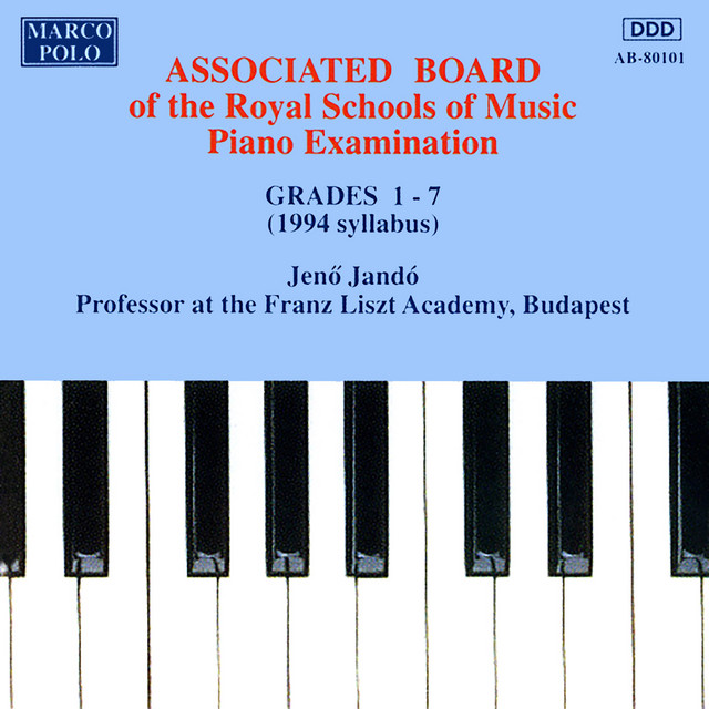Piano Music For Students: Associated Board Piano Examination, Grades 1-7 cover art