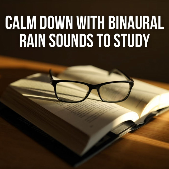 Calm Down with Binaural Rain Sounds to Study cover art