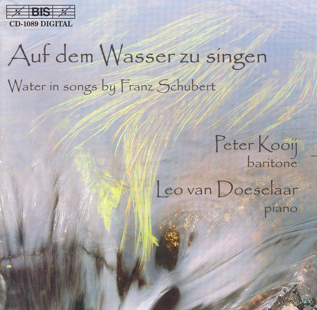 Schubert: Songs On the Theme of Water cover art