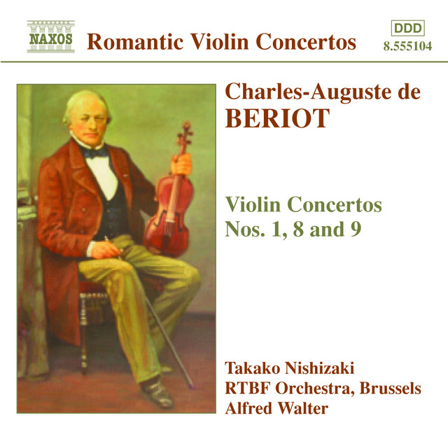 Beriot: Violin Concertos Nos. 1, 8 and 9 cover art